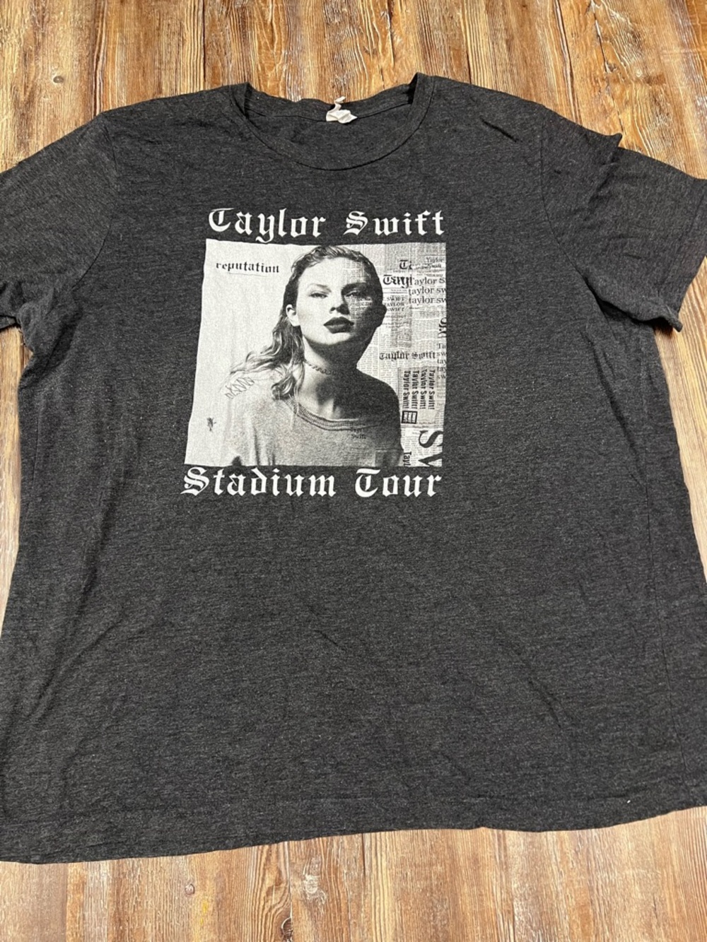 Taylor Swift grey Stadium Tour t-shirt